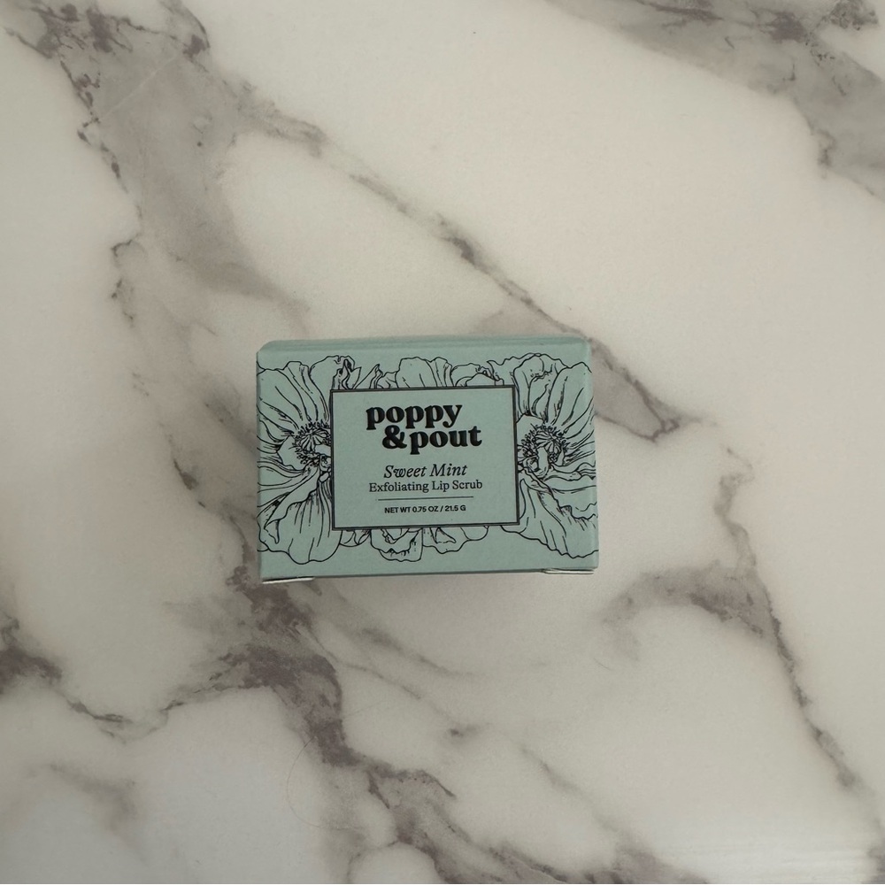 Poppy&Pout Sweet Mint Exfoliating Lip Scrub